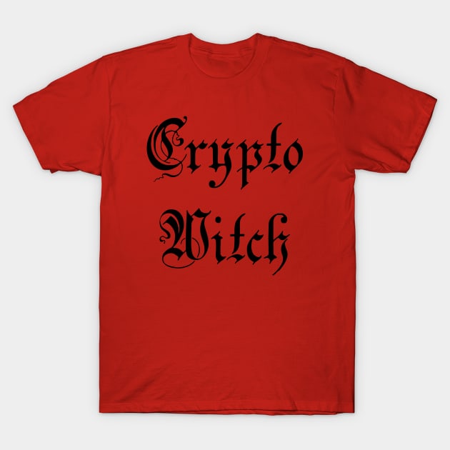 Crypto Witch T-Shirt by TraditionalWitchGifts